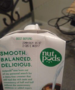 nutpods Original Coffee Creamer - Unsweetened Non Dairy Creamer Made from Almonds and Coconuts - Keto Creamer, Whole30, Gluten Free, Non-GMO, Vegan, Sugar Free, Kosher (4-Pack) 11.2 Fl Oz (Pack of 4) 30 717bLSgd4VL