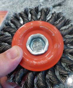 Forney 72759 4-Inch x .020 x 5/8-11 Knot Wire Wheel 38 717bY0lhfeL