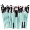KOLIGHT® 20 Pcs Pro Makeup Set Powder Foundation Eyeshadow Eyeliner Lip Cosmetic Brushes (Black+Green) Black+Green 32 717bZpjIeVL