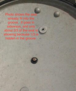 Presto 0 Pressure Canner Sealing Ring/Automatic Air Vent Pack,Black Black 13 717boEJHBJL