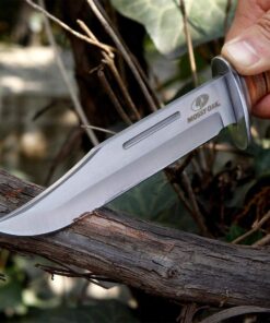 Mossy Oak 2-piece Bowie Knife, Fixed Blade Hunting Knife with Leather Handle, Sheath Included 38 717cFNKcZeL