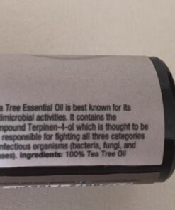 Tea Tree Essential Oil 10 ml. 100% Pure Undiluted Therapeutic Grade Extract of Melaleuca Alternifolia for Skin, Body, Hair Growth, Scalp Dandruff, Acne and Aromatherapy Diffuser Humidifier 0.34 Fl Oz (Pack of 1) 12 717cGlK1TCL
