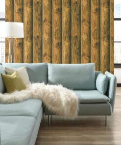 York Wallcoverings Lake Forest Lodge Mountain Logs Removable Wallpaper Brown .136 26 717cMMGID7L