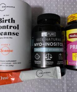 Premama Balance Powder Packets, Multivitamin Supplement, Healthy Hormone Balance Support for Women, Sugar-Free, Gluten-Free, Vegan, Berry Flavor, 28 Single Serve Packets 29 717cf3kYw0L