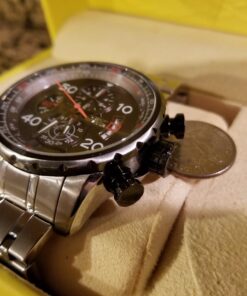 Invicta Men's Aviator Analog Display Japanese Quartz Silver Watch, Gold, Black (Model: 12704, 28898, 28899) 48 717dkhf59yL