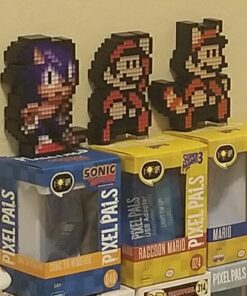 PDP Pixel Pals Nintendo Super Mario Bros 3 Raccoon Mario Collectible Lighted Figure, 878-032-NA-TNM 13 717eLQiDkXL