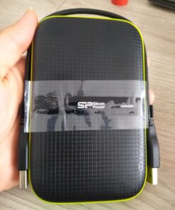 SP Silicon Power 2TB Rugged Portable External Hard Drive Armor A60 Shockproof USB 3.1 Gen1 for PC Mac Xbox and PS4 Black Black-Green 56 717eRMP4zHL