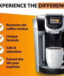 Maxiliano Cleaning Pods Compatible with K-Cup 2.0 Keurig, Stain Remover, Biodegradable, Non Toxic, 6 Cups Count per Pack. 21 717ebHivXiL