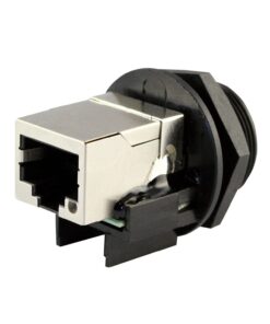 ASI ASICPICRJ45S RJ45 Panel Mount, Waterproof Connector (When Used with Cap), Shielded, Front Mount, Female, IP67, NEMA 6P, Cap Sold Separately 8 717f9yTQMTL