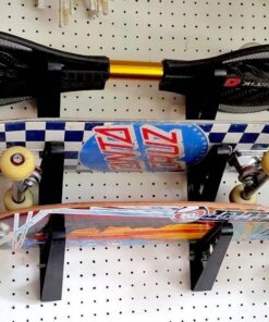 StoreYourBoard Skateboard and Longboard Storage Rack, Trifecta Wall Mount Display, Home and Garage Organizer 29 717hGEFbhBL