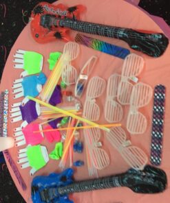 Fingerless Fishnet Neon Gloves for Parties, Costumes (12pk) 38 717hwbrGAeL