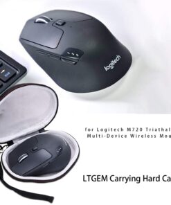LTGEM Hard Carrying Case for Logitech M720 Wireless Triathlon Mouse - Travel Protective Carrying Storage Bag Logitech M720 Case 19 717iUwGNSfL