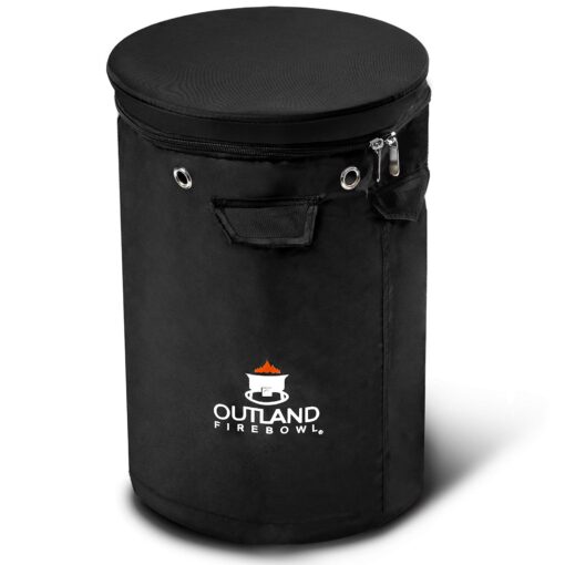 Outland Living Firebowl UV and Weather Resistant 740 Propane Gas Tank Cover with Stable Tabletop Feature, Fits Standard 20 lb Tank Cylinder, Ventilated with Storage Pocket Cover + Tabletop Black