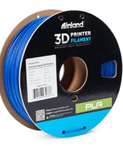 Micro Center Inland PLA Filament 1.75mm - Blue 3D Printer Filament, Dimensional Accuracy +/- 0.03mm - 1kg Cardboard Spool (2.2 lbs) – Fits FDM/FFF Printers – Odor Free, Clog Free Filaments 22 717kT1GkfdL