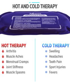 Alternative view of Medvice 2 Reusable Hot and Cold Ice Packs for Injuries, Joint Pain, Muscle Soreness and Body Inflammation - Reusable Gel Wraps - Adjustable & Flexible for Knees, Back, Shoulders, Arms and Legs