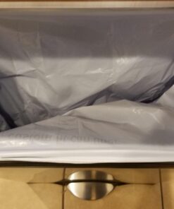 Simplehuman 50 Liter / 13.0 Gallon Rectangular Kitchen Step Trash Can, Brushed Stainless Steel 50 Liter Trash Can 44 717lO3jbX6L