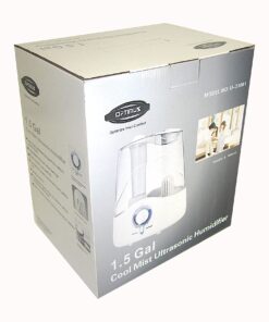 Optimus U-31001 1.5-Gallon Cool Mist Ultrasonic Humidifier, 1-Pack, White 26 717n8 ke40L