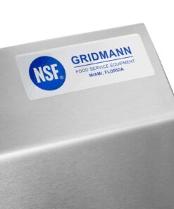 GRIDMANN Commercial NSF Stainless Steel Sink Wall Mount Hand Washing Basin with Faucet Without Side Splashes 23 717nKubvoGL