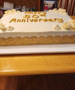 Large Pre-Made Ready to Use Edible Cake Lace Rose Scallop Ivory White 14-inch 10-piece Set 32 717oQbDxWDL