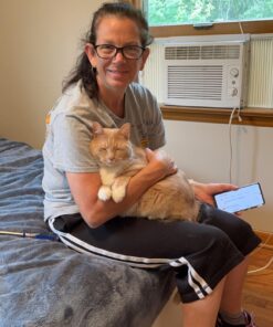 The Kitty Pass Interior cat Door - let Your cat in and Out of Closed Doors, Secure pet Proof gate Latch - for Cats up to 21 lbs 9x12 27 717oUDqxNIL