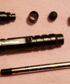 Smith & Wesson SWPEN3BK 5.4in Aircraft Aluminum Refillable Tactical Screw Cap Stylus Pen for Outdoor, Survival, Camping and EDC 23 717oqk0PHL 2