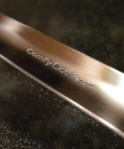 Comfy Clothiers - Perfect Metal Shoe Horn Long Handle (16.5"/42cm) - Multifunctional Stainless Steel Stick for Seniors & Kids, Slip Shoe Helper for All Types of Foot Wear, Easy to Use for Kids & Adult 1-pack 35 717osVkm7oL