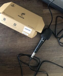 TONOR Dynamic Karaoke Microphone for Singing with 5M XLR Cable, Metal Handheld Mic Compatible with Karaoke Machine/Speaker/Amp/Mixer for Karaoke Singing, Speech, Wedding and Outdoor Activity 49 717p9rQ5AcL