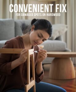 RamPro Furniture Markers Touch up, 12 Piece Furniture and Wood Floor Markers and Crayons Repair Kit - 6 Felt Tip Wood Markers, 6 Wax Crayons in Black, Maple, Oak, Cherry, Walnut and Mahogany Set of 12 35 717pwtixt8L