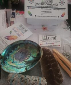 Smudge Kit - White Sage, Palo Santo, Abalone Shell, Smudging Feather, for Healing, Purifying, Meditating & Incense (Essentials) 40 717qEuCeciL 1