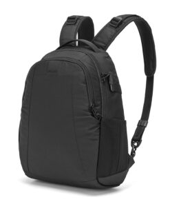 Pacsafe Metrosafe LS350 15 Liter Anti Theft Laptop Daypack/Backpack - with Padded 13" Laptop Sleeve, Adjustable Shoulder Straps, Patented Security Technology, Black Pacsafe Metrosafe Ls350 Anti-theft 15l Travel Backpack - Black 21 717qtWtpkCL