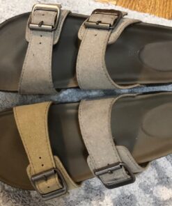 Madden Girl Women's Brando Slide-On Sandal 6 Taupe Fabric 17 717quS7R aL