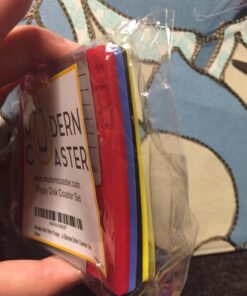 Nineties Nerd Retro Floppy Disk Non-slip Silicone Drink Coaster Set by Modern Coaster 17 717rWUXSKfL