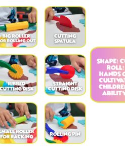 Clay and Dough Tools Six Piece Set - Ages 3 & Up DIMROM (6pcs) 6pcs 17 717rX ye7dL