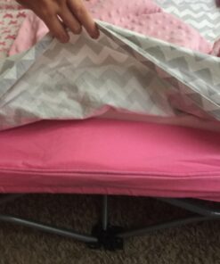 Regalo My Cot Portable Toddler Bed, Includes Fitted Sheet, Pink 44 717rru9iuzL
