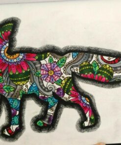 Fox Coloring Book: An Adult Coloring Book of 40 Stress Relief Fox Designs to Help You Relax and Unwind (Animal Coloring Books) 19 717s4ei23sL