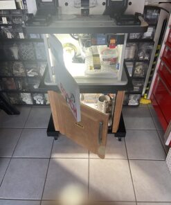 BOSCH RA1171 25-1/2 in. x 15-7/8 in. Benchtop Laminated MDF Top Cabinet Style Router Table with 2 Dust Collection Ports 63 717s8mhG6CL