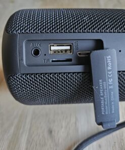 MusiBaby M68 Wireless Bluetooth Speaker, Portable, Waterproof, 1500 Minute Playtime, Dual Pairing, 360 Stereo Sound, Amazing Bass, Black 36 717sTNJIyyL