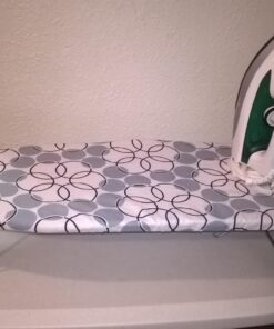 Household Essentials 122101 Small Tabletop Ironing Board with Folding Legs - Magic Rings Cover and Pad,Blue Rings Blue Rings 36 717uA92uaRL