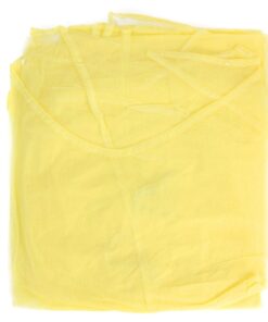 Ever Ready First Aid Isolation Gown with Elastic Wrists, Fluid Resistant, Yellow (Pack of 10) 8 717uQIqwYtL
