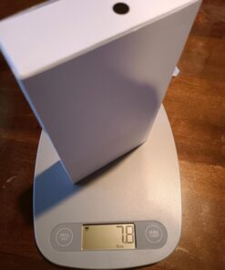 Greater Goods Gray Food Scale - Digital Display Shows Weight in Grams, Ounces, Milliliters, and Pounds | Perfect for Meal Prep, Cooking, and Baking | A Kitchen Necessity Designed in St. Louis Plastic Ash Grey 43 717vG76 L0L