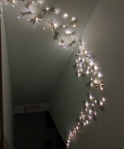 Lighting EVER Fairy Lights Plug in, 33ft 100 LED String Lights for Bedroom, Warm White Copper Wire Lights, Waterproof Indoor Outdoor Decorative Fairy Lights for Patio, Garden, Balcony, Vases, Craft 33 ft 47 717xXrduqrL