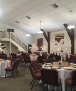 Craft And Party Round Tablecloth, 120 Inch White Tablecloth, Polyester Fabric Washable Table Cloth for Home, Party, Wedding or Restaurant Use. 120" Round 27 717xiOEMzL