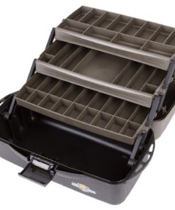 Flambeau Tackle XL 3-Tray Tackle Box, Black/Dark Gray 14 717yEDsi2ML