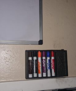 EXPO 83056 Original Dry Erase Set, Chisel Tip, Assorted Colors, 7-Piece with Organizer 19 717yHUgioML