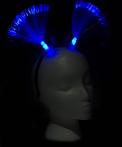 Alternative view of 12-Pack of Flashing Panda Fiber Optic LED Light Up Flashing Headbands 12 Headbands Standard