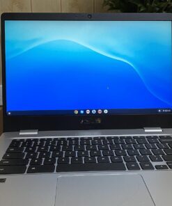 ASUS C424MA-AS48F Chromebook C424, 14.0" 180 Degree FHD NanoEdge Display, Intel Dual Core Celeron Processor, 4GB LPDDR4 RAM, 128GB Storage, Silver Color, C424MA-AS48F Celeron | 4GB | 128GB 22 7180fDBtGLL