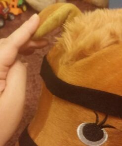 iPlay, iLearn Bouncy Pals Brown Hopping Horse, Toddler Plush Animal Hopper Toy, Kids Inflatable Ride on Bouncer W/Pump, Indoor Outdoor Jumper, Birthday Gifts for 18 24 Months 2 3 Year Old Boys Girls Brown Hopper Horse 39 7181XwuMEL