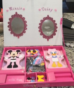 Melissa & Doug Disney Minnie Mouse and Daisy Duck Magnetic Dress-Up Wooden Doll Pretend Play Set (40+ pcs) - Toys, Dress Up Dolls For Preschoolers And Kids Ages 3+ Minnie & Daisy 43 71830OSE9UL