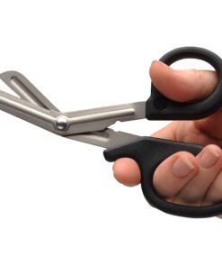 ADC 320 Medicut EMT Shears, Medical Grade, Stainless Steel, Traditional 7.25" Length, Black 1 Count 6 7183A9i42DL