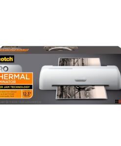 Scotch Brand PRO Thermal Laminator, 12.3-Inch, 1-Minute Warm-up, Fast Lamination, Never Jam Technology, 4-Roller Machine (TL1306), 4" x 19.8" x 6", White 10 7183F9Df6vL